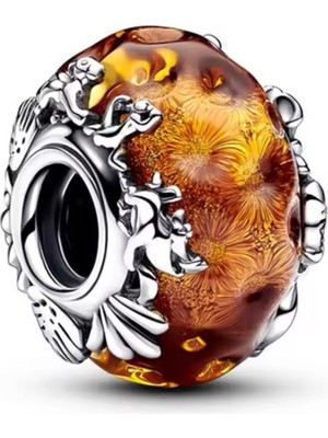 Lines Bijuteri 925 Ayar Disney Lion King Murano Cam Charm