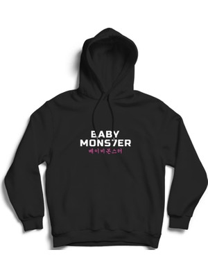 The Fame Baby Monster Kore Müzik Grubu, Korean Pop, K-Pop Pamuklu Kapüşonlu Sweatshirt Hoodie