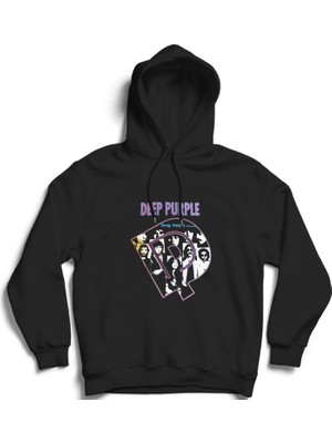 The Fame Deep Purple Big Dp, Rock Metal Müzik Grubu Pamuklu Kapüşonlu Sweatshirt Hoodie