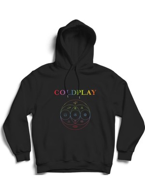 The Fame Coldplay, Moon Music 2, Rock Metal Müzik Grubu Pamuklu Kapüşonlu Sweatshirt Hoodie