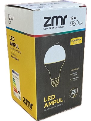 12W E27 Beyaz LED Ampul