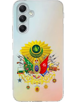 Zeyno Samsung A55 Uyumlu Osmanlı Amblem Desenli Silikon Kılıf