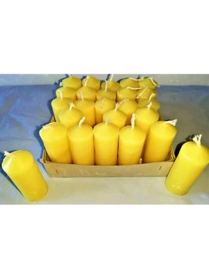 Online Kapında Dekoratif Lux Kütük Mumu 12'li