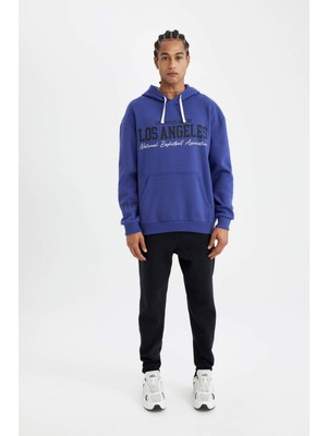 Defacto Erkek Sweatshirt Mor C9255AX/PR76