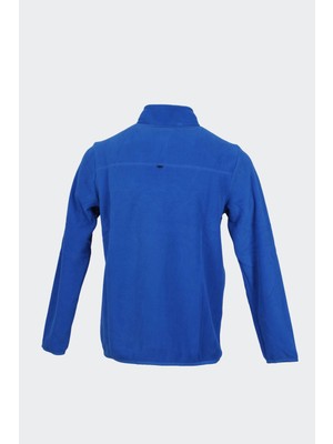 Yarım Fermuarlı Polar Erkek Sweat 6001 S.blue