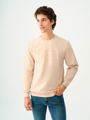 Loft Erkek Sweatshirt Bej LF2037097