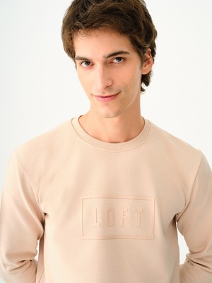 Loft Erkek Sweatshirt Bej LF2037097