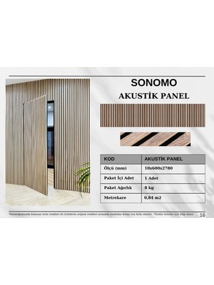 Sonomo Akustik Panel