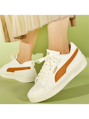 Puma Smash Platform V3 Beyaz Kadın Sneaker Spor Ayakkabı - 390758 12