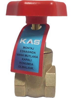 KAS 3/4" DN20 Şiber Vana 2'li Paket (Su Sayacı / Saati Vanası) - Cyber Valve