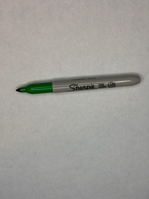 Sharpie Markör Kalıcı Keçe Kalem, Ince Uçlu Yeşil (1 Adet)