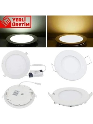 Dora Led Sıvaaltı Beyaz (Gömme) LED Panel-Spot Lamba Işık Gücü: 3W  Dış Çap:8,5 cm Delik Çap:7,5 cm