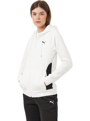 Puma Classic Hooded Tracksuit Kadın Beyaz Eşofman Takımı 68303502