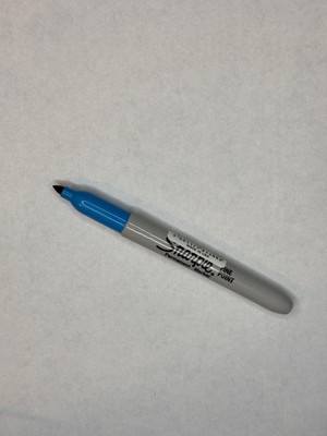 Sharpie Markör Kalıcı Keçe Kalem, Ince Uçlu Sky Blue (3 Adet)