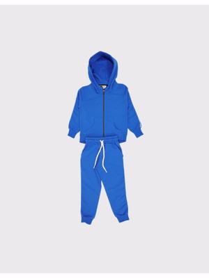 RG Brand Kız / Erkek Çocuk Fermuarlı Kapüşonlu Hırka ve Eşofman Takımı_RG1510