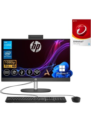 Hp Proone 240 G10  I3-N300  8gb 256GB M.2 SSD 8T2W4ES ATL27 23.8"  W11PRO  All In One Bilgisayar +Trend Micro