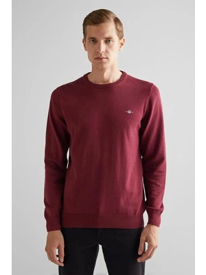 Gant Erkek Bordo Regular Fit Kazak