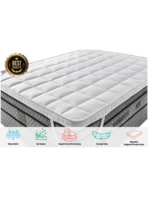 Yatak Pedi,Kuştüyü,yatak Koruyucu,yatak Şiltesi (Extra Kalite-Terletmez-Örme Kumaş ) Ped2