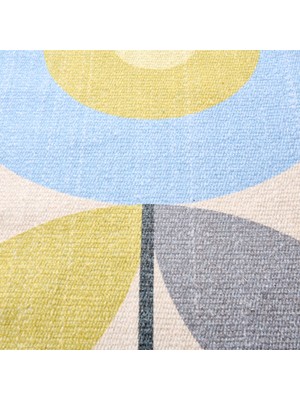 Evidea Soft Retro Geometri Desenli Kilim - Renkli - 120X160 cm