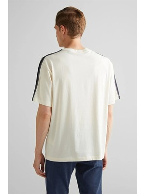 Gant Erkek Krem Regular Fit T-Shirt