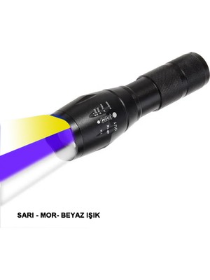 Kareem Beyaz Sarı ve Mor Renk Aydınlatma Q5 LED WT-610