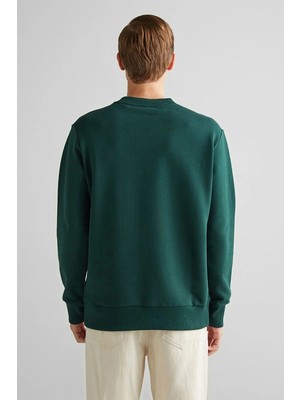 Gant Erkek Yeşil Regular Fit Sweatshirt