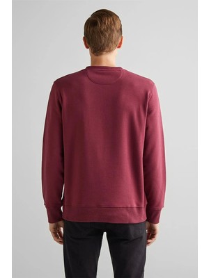 Gant Erkek Bordo Regular Fit Sweatshirt