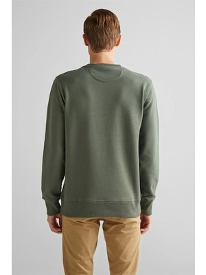 Gant Erkek Yeşil Regular Fit Sweatshirt