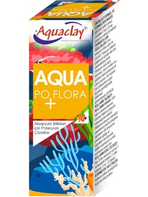 Aquaclay Po + Flora 50 cc Akvaryum Bitkileri Için Potasyum Çözeltisi