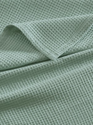 Vessino Home Pike Çift Kişilik Waffle Desenli Yatak Örtüsü Otel Tipi Lüx Pike