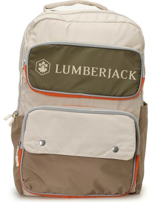 Lumberjack M Bada Srt 4pr Ekru Unisex Sırt Çantası