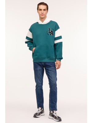 Lumberjack ml Fran 17ID115 4pr Yeşil Erkek Sweatshirt