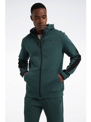 Reebok Dreamblend Fz Orman Yesılı Erkek Eşofman Üstü