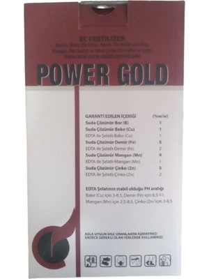 Power Gold Mikro Besin Maddeleri Karışımı 1 kg