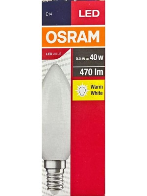 Osram 5,5 Watt Mum LED Ampul-Sarı Işık