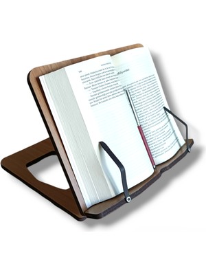 Hü Ma Tasarım ve Aksesuar Ahşap Ayarlanabilir Kitap Okuma Standı