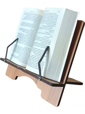 Hü Ma Tasarım ve Aksesuar Ahşap Ayarlanabilir Kitap Okuma Standı