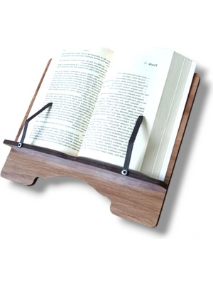 Hü Ma Tasarım ve Aksesuar Ahşap Ayarlanabilir Kitap Okuma Standı Kademeli