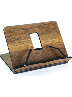 Hü Ma Tasarım ve Aksesuar Ahşap Ayarlanabilir Kitap Okuma Standı