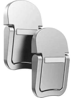 Ceymstech Dizüstü Bilgisayar Için Klavye Braketi Yükseltici Ayak 2 Adet Gümüş Ren