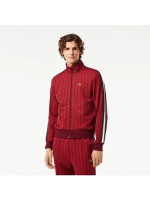 Lacoste Takım Paris Jakarlı Monogram Fermuarlı Tracksuit Takım