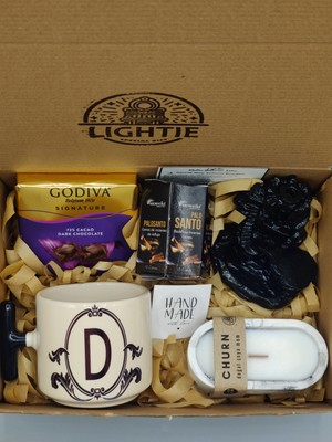 Lightie Kişiye Özel Kupa Aromaterapi Doğal Mum Tütsü Tütsülük Çikolata