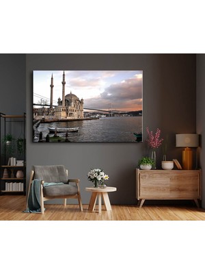 Miyrem Exclusive Serie"  Istanbul Da Cami Kanvas Tablo