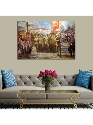 Miyrem Exclusive Serie"  Izmir'e Giriş Kanvas Tablo