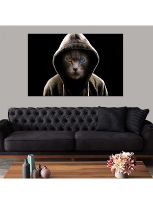 Miyrem Exclusive Serie"  Underground Cat Kanvas Tablo
