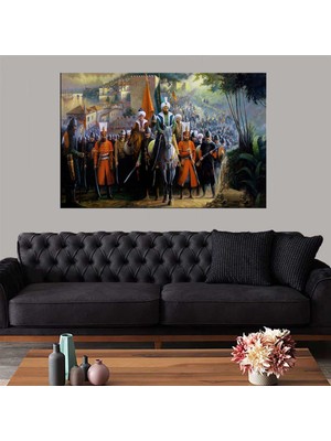 Miyrem Exclusive Serie"  Osmanlı Askerleri  Kanvas Tablo