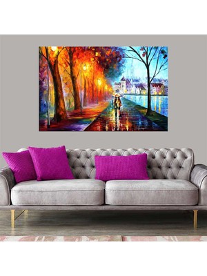 Miyrem Exclusive Serie"  Popart Sahil Yolu Kanvas Tablo