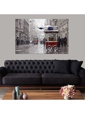 Miyrem Exclusive Serie"  Beyoğlu Simitçi Kanvas Tablo