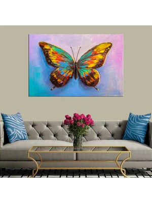 Miyrem Exclusive Serie"  Pop Art Kelebek  Kanvas Tablo