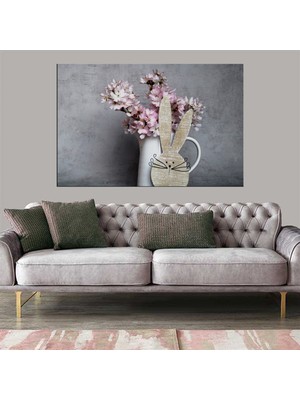 Miyrem Exclusive Serie"  Vazo Da Çiçek Kanvas Tablo